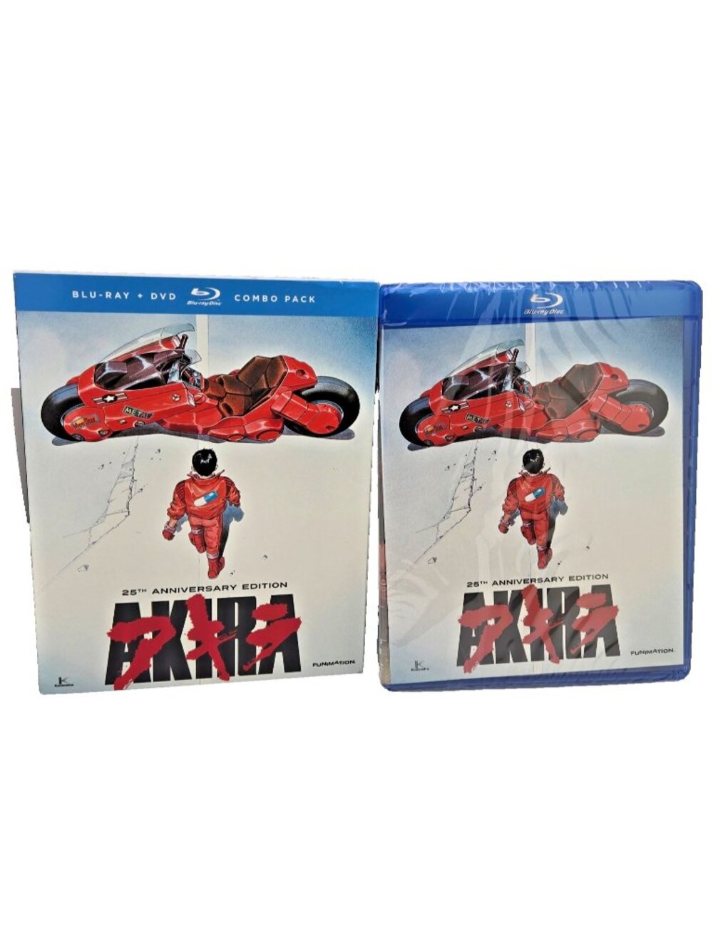 AKIRA 25th Anniversary Edition Bluray DVD Combo 1988 Anime New Sealed Funimation